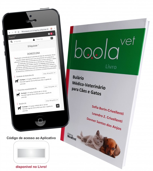 Boolavet -  App (Por 24 Meses) + Livro Impresso - Bulário Médico-Veterinário Para Cães E Gatos