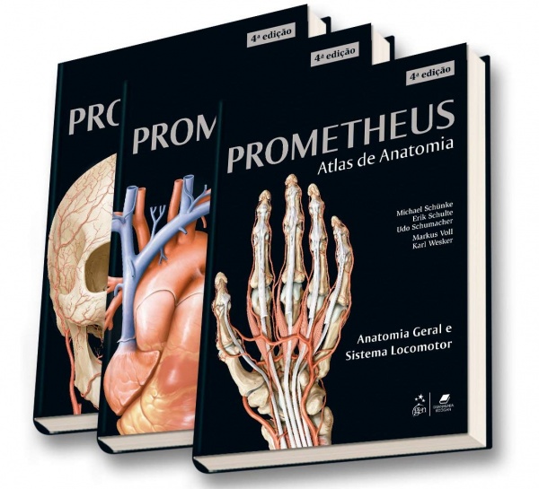 Coleção - Atlas De Anatomia 3 Volumes - Prometheus