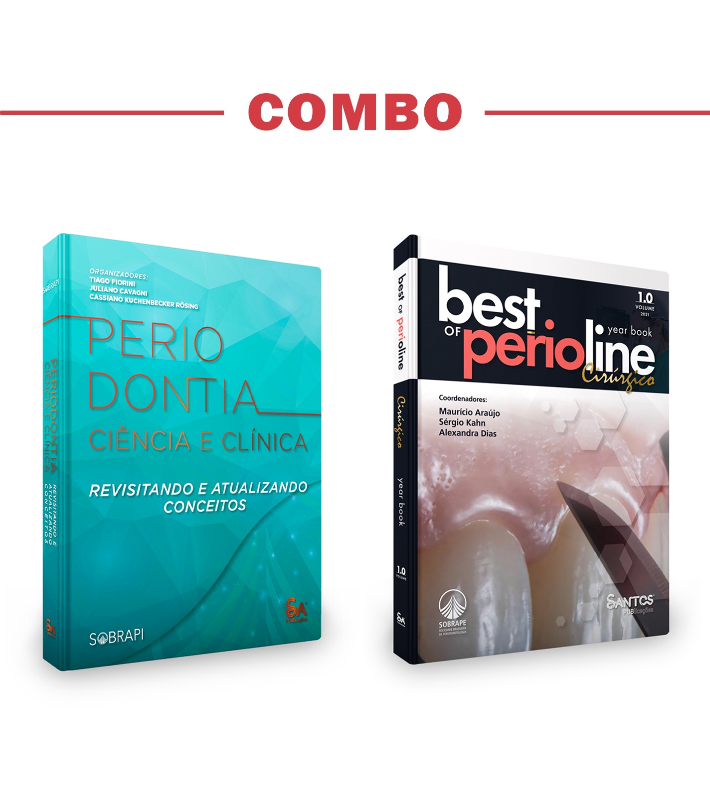 Combo - Periodontia: Ciência E Clínica + Best Of Perioline Cirúrgico - Year Book Volume 1